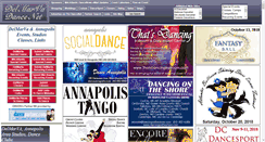 Desktop Screenshot of delmarvadancenet.com